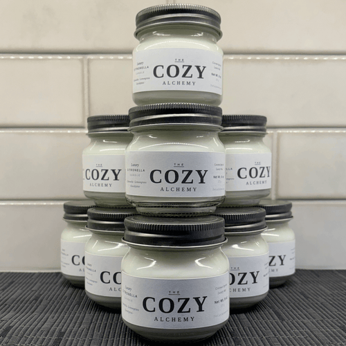 Citronella Lemongrass Candle | 100% Natural & Non-Toxic | Coconut Apricot Wax